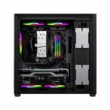 Gabinete Balam Rush Eris Jet Gm985, Midi-tower, Atx/micro-atx/mini-itx, Cristal Templado, Negro