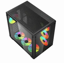 Gabinete Balam Rush Tank Pro Gm930 Midi Tower, Atx,micro Atx,mini-itx, Ventana Lateral, 4x Ventiladores, Negro