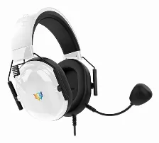 Audífonos Balam Rush Aviator Level Ha757 Diadema, Alámbrico, 3.5 Mm, Usb, Negro, Blanco