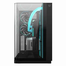 Gabinete Balam Rush Br-941556 Midi Tower, Vent. 2x 120 Mm, Negro