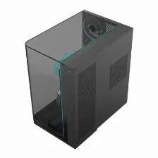 Gabinete Balam Rush Br-941556 Midi Tower, Vent. 2x 120 Mm, Negro