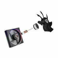 Disipador Balam Rush Heliux Pro Hex70 12 Cm, 2200 Rpm, Negro