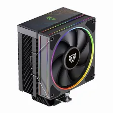 Disipador Balam Rush Heliux Pro Hex60 12 Cm, 2200 Rpm, Negro