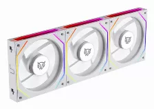Ventilador Balam Rush Eolox Link-r Exl95r 12 Cm, Led Multi, Blanco
