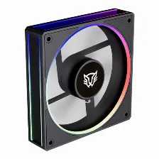 Ventilador Balam Rush Eolox Bora-r Exb85r 12 Cm, 1600 Rpm, Led ámbar, Verde, Rojo, Azul, Negro