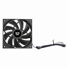 Ventilador Balam Rush Eolox Glaziar Pro Exg99 12 Cm, 2000 Rpm, Negro, Pwm