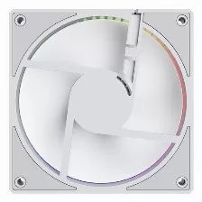 Ventilador Balam Rush Br-942218 12 Cm, 1600 Rpm, Led Multi, Blanco