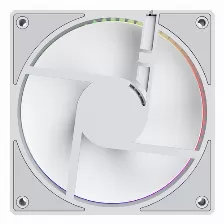 Ventilador Balam Rush Br-942232 12 Cm, 1600 Rpm, Led Multi, Blanco