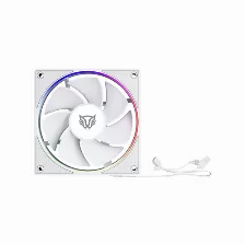 Ventilador Balam Rush Br-942232 12 Cm, 1600 Rpm, Led Multi, Blanco