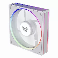 Ventilador Balam Rush Br-942232 12 Cm, 1600 Rpm, Led Multi, Blanco