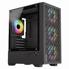 Gabinete Balam Rush Nitrox Edge Mini Tower, Psu No, Vent. 3x 120 Mm, Vent. 1x 120 Mm, Negro