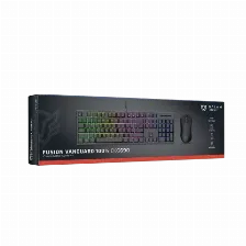 Kit Teclado Y Mouse Balam Rush Fusion Vanguard Ckg690 Rgb, Alambrico, Usb, Negro