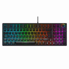 Teclado Gamer Mecanico Balam Rush Dominate X Pro Gk777, Rgb, Switch Rojo, Usb, Negro