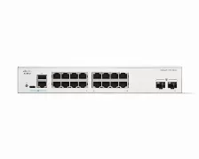 Switch Cisco C1200-16t-2g Gestionado, L2/l3, Rj-45 16, Gigabit Ethernet (10/100/1000), Blanco