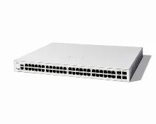 Switch Cisco C1200-48t-4x Gestionado, L2/l3, Rj-45 48, Gigabit Ethernet (10/100/1000), Blanco
