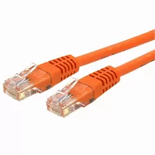 Patchcord Startech.com Cat6, 30.5 M, U/utp (utp), Naranja