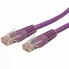 Patchcord Startech.com Cat6, 3 M, U/utp (utp), Púrpura