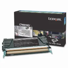 Tóner Lexmark C746h1kg Original, Negro