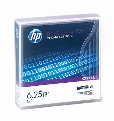 Cartucho De Datos Hpe Lto-6 Ultrium De 6.25 Tb Rw 400 Mb/s