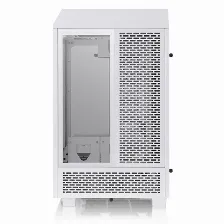 Gabinete Thermaltake The Tower 100 Snow Mini Tower, Ventana, 2x Ventiladores 120mm, Blanco