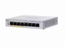 Switch Cisco Cbs110-8pp-d-na No Administrado, Rj-45 8, Gigabit Ethernet (10/100/1000), Gris