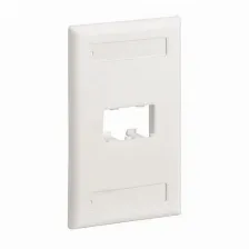 Placa De Pared Panduit Cfpl2iwy 2 Diseño Convencional, Color Blanco