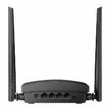 Ruteador Inalámbrico Steren Com-825 2 Ant., Wi-fi 4 (802.11n), 3 Rj-45, 300 Mbit/s, Negro