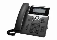Teléfono Ip Cisco 7821 Terminal Con Conexión Por Cable, Poe, 2 Líneas, Negro, Plata
