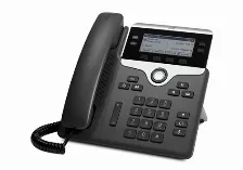 Teléfono Ip Cisco 7841 Terminal Con Conexión Por Cable, Poe, 4 Líneas, Negro, Plata