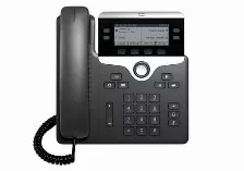 Teléfono Ip Cisco 7841 Terminal Con Conexión Por Cable, Poe, 4 Líneas, Negro, Plata