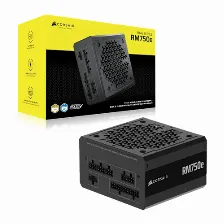 Fuente De Poder Corsair Rm750e, 750w, Cybenetics Gold, Full-modular, Atx 3.1, Negro Open Box