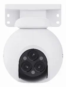 Camara Ip Ezviz Cs-h80f, 3mp 2k+, Tripe Lente, Panoramica 360, Ip67, Vision Nocturna A Color, Alarma, Wifi