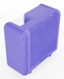 Gabinete Hyte X50 Mid Tower, Ventana Lateral Vidrio Templado, Sin Fuente, Taro Milk, Morado