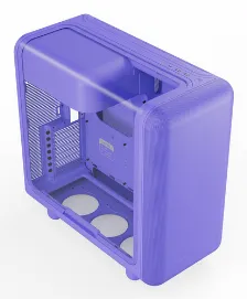 Gabinete Hyte X50 Mid Tower, Ventana Lateral Vidrio Templado, Sin Fuente, Taro Milk, Morado
