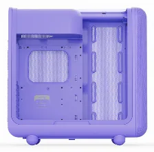 Gabinete Hyte X50 Mid Tower, Ventana Lateral Vidrio Templado, Sin Fuente, Taro Milk, Morado