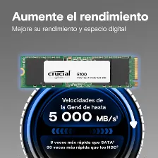 Ssd Crucial E100 2tb2, M.2, Pci Express 4.0