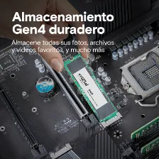 Ssd Crucial E100 2tb2, M.2, Pci Express 4.0