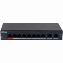 Switch Dahua Technology Dh-cs4010-8gt-110 Gestionado, L2, Rj-45 10, Gigabit Ethernet (10/100/1000), 8 Poe, Negro