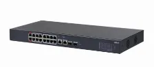 Switch Dahua Technology Dh-cs4218-16et-135 Gestionado, L2, Rj-45 18, Gigabit Ethernet (10/100/1000), Negro