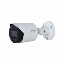 Camara Ip/ Dahua/ Ipc-hfw2449s-s-il/ Bullet Ip 4 Mp/ Iluminador Dual Inteligente+full Color/ Wizsense/ Lente De 2.8mm/ 95 Grados/ Microfono/ 30 Mts De Ir Y Luz Visible/ Metal/ Msd/wdr 120db/ Smd /poe