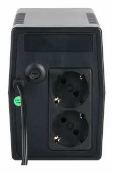 No Break Dahua 600va, 360w, 2 Contacto, Salida 120v, Negro