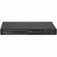 Switch/ Dahua/ Dh-s4228-24gt-360/ Gigabit 24 Puertos Administrable/ Capa 2/ 2 Puertos Hi-poe/ Redundancia De Red: Stp/ Rstp/ Transmision De Larga Distancia De 250 M/ 56 Gbps/ Poe
