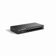 Switch Dahua Technology Poe Sf1010lp No Administrado, L2, Rj-45 10, Fast Ethernet (10/100), 8 Poe, Negro