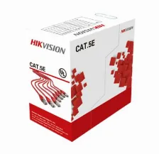 Bobina De Cable Utp 305 Metros Cat5, Interior, 100% Cobre, Para Cctv Y Redes De Datos, Blanco