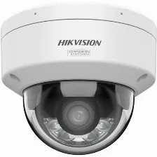 Cámara Ip Hikvision Pro Series Con Colorvu Ds-2cd2187g3-lis2uy(2.8mm) 4 Mp, Domo, Microsd, Interior Y Exterior, Ip67, Blanco