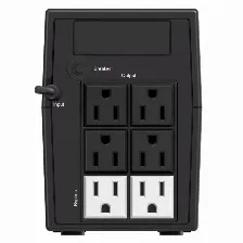 No Break Hikvision Linea Interactiva, 600w, 1000va, 6 Salidas