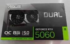 Tarjeta De Video Asus Dual Dual-rtx5060-o8g Geforce Rtx 5060, 8 Gb, 128 Bit, Gddr7, Pci Express 5.0, Open Box Garantia 12 Meses