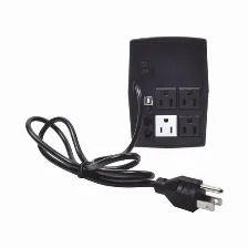 No Break Epcom Epu600l 0.6 Kva / 360 W, Entrada 150 V, 4 Salidas Ac, Negro
