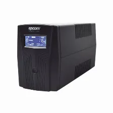 No Break Epcom Epu600lcd 0.6 Kva / 360 W, Entrada 150 V, 4 Salidas Ac, Negro