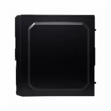Gabinete Evotec Ev-1005, Soporta T. Madre Atx, Micro Atx, Mini-atx, Fuente De Poder 600w Incluida, Color Neg